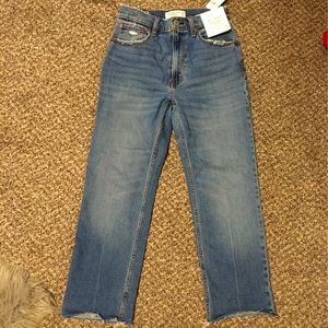 Abercrombie Straight Ankle Jeans